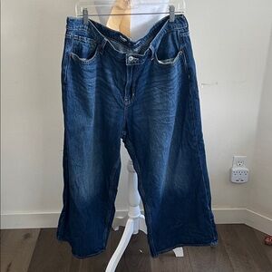 Old Navy High-Waisted Denim Wide Leg Jeans NWOT